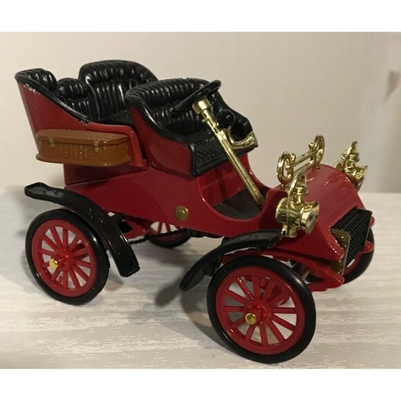 Vintage Red1903 Model Car With Gold Accents & Black Seats 3.5 X  3' - Picture 3 of 16